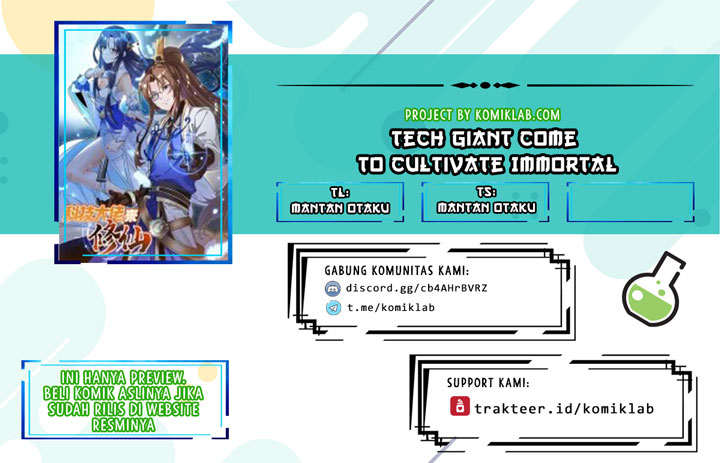 Tech Giant Come to Cultivate Immortal chapter 27