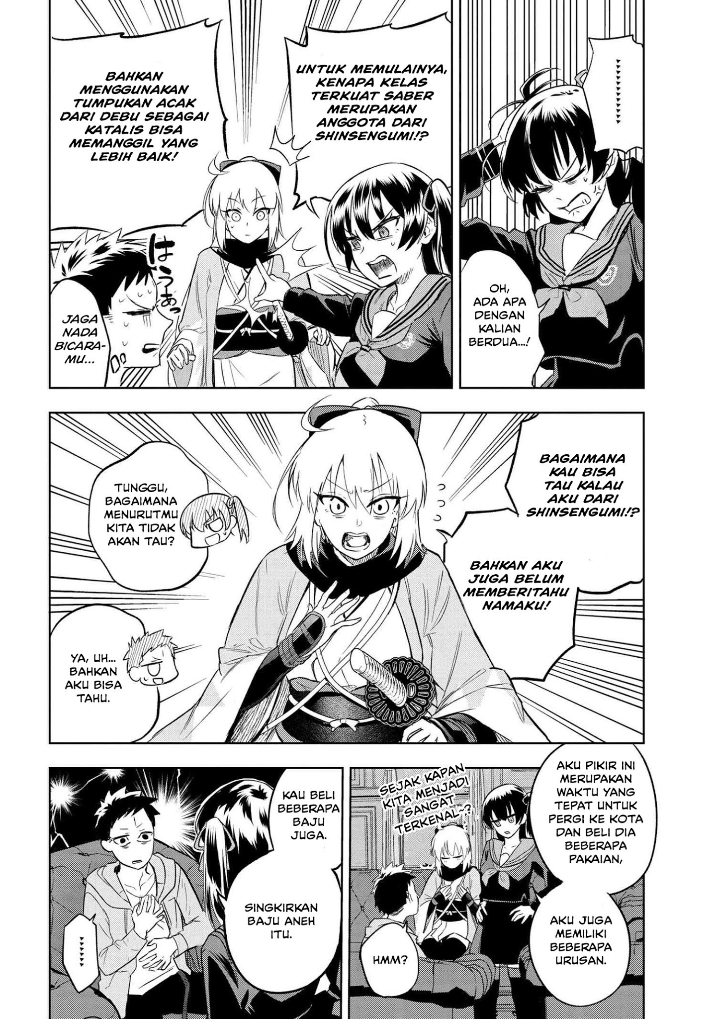 Teito Seihai Kitan – Fate/type Redline Chapter 03.3 Bahasa Indonesia