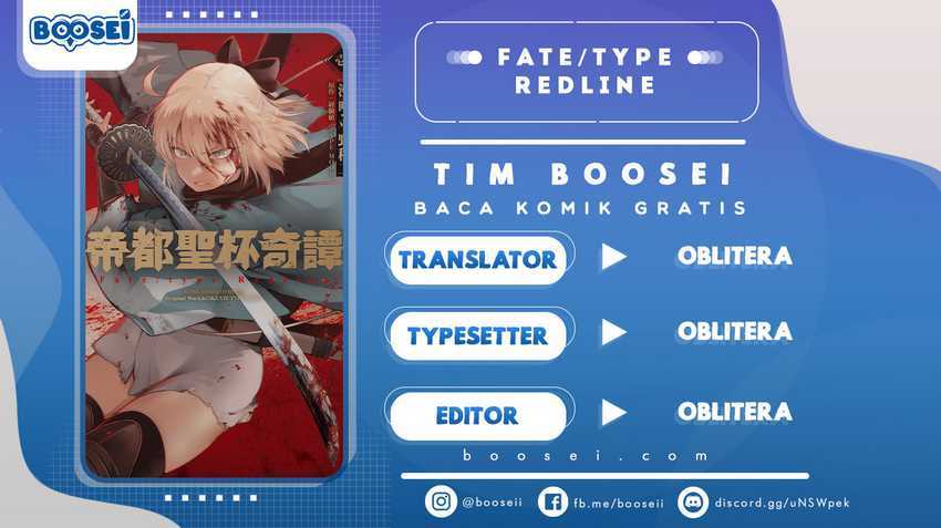 Teito Seihai Kitan – Fate/type Redline Chapter 08.2 Bahasa Indonesia