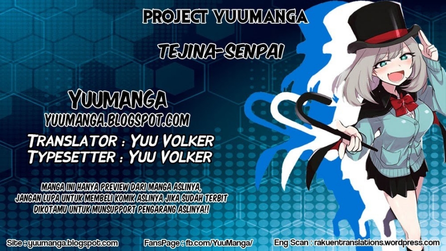 Tejina Senpai Chapter 9 Bahasa Indonesia