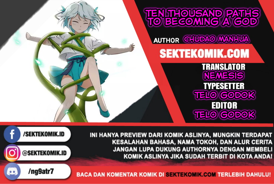 Ten Thousand Paths to Becoming a God Chapter 39 Bahasa Indonesia