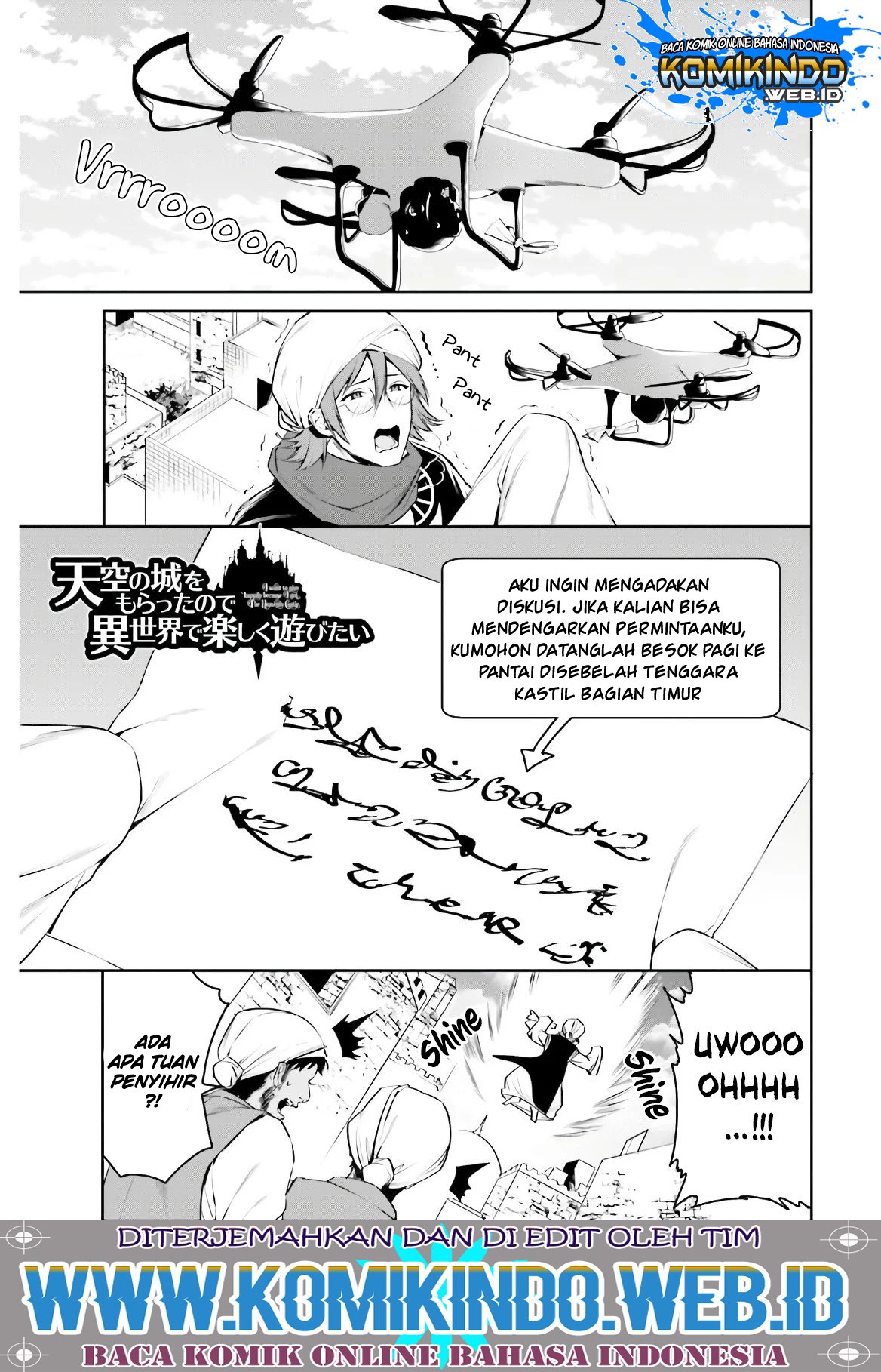Tenkuu no Shiro o Moratta no de Isekai de Tanoshiku Asobitai chapter 13