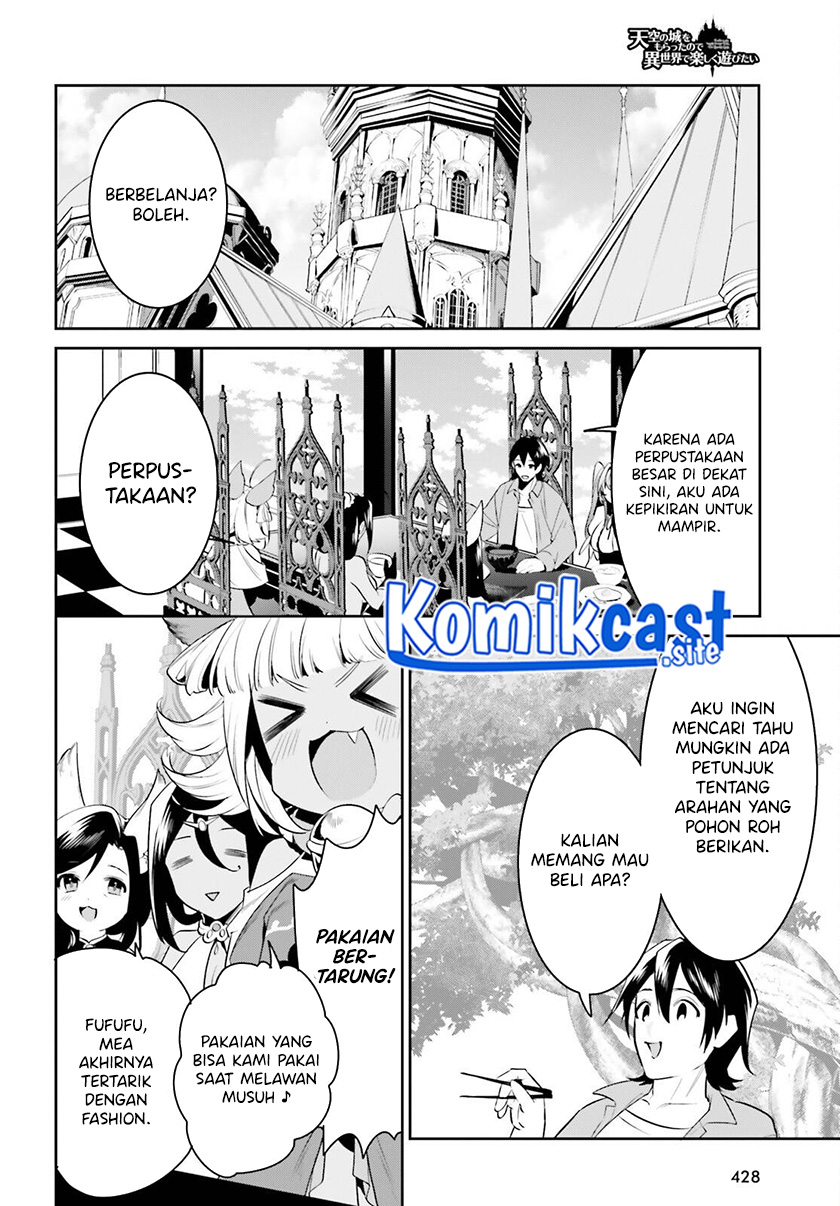 Tenkuu no Shiro o Moratta no de Isekai de Tanoshiku Asobitai chapter 30