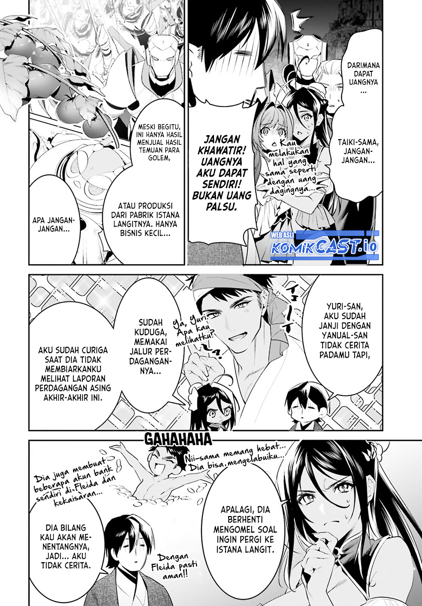 Tenkuu no Shiro o Moratta no de Isekai de Tanoshiku Asobitai Chapter 35 Bahasa Indonesia