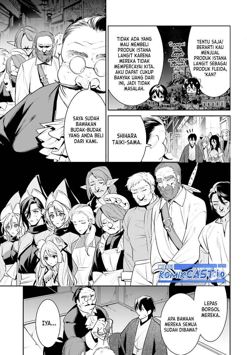 Tenkuu no Shiro o Moratta no de Isekai de Tanoshiku Asobitai Chapter 35 Bahasa Indonesia
