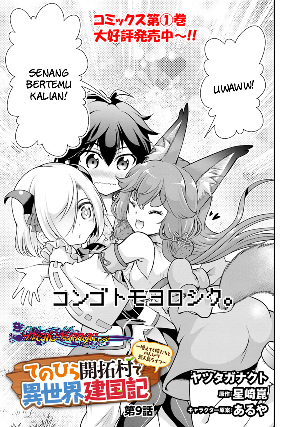 Tenohira Kaitaku Mura de Isekai Kenkokuki: Fueteku Yome-tachi to Nonbiri Mujintou Life Chapter 09 Bahasa Indonesia