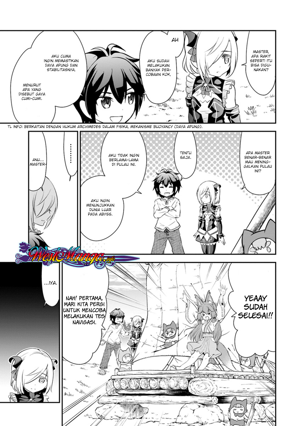 Tenohira Kaitaku Mura de Isekai Kenkokuki: Fueteku Yome-tachi to Nonbiri Mujintou Life Chapter 09 Bahasa Indonesia