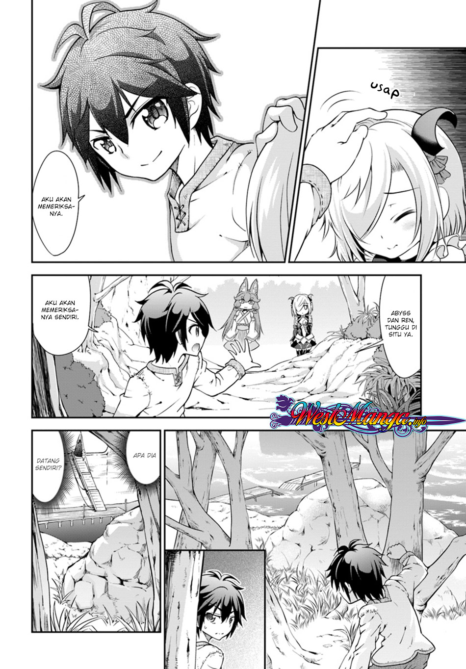 Tenohira Kaitaku Mura de Isekai Kenkokuki: Fueteku Yome-tachi to Nonbiri Mujintou Life Chapter 09 Bahasa Indonesia