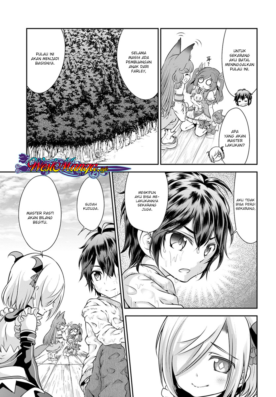 Tenohira Kaitaku Mura de Isekai Kenkokuki: Fueteku Yome-tachi to Nonbiri Mujintou Life Chapter 09 Bahasa Indonesia