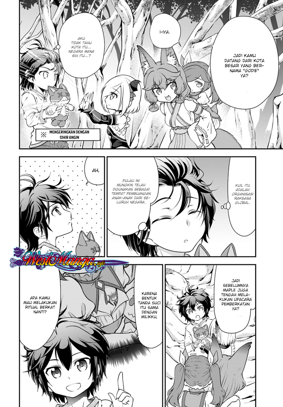 Tenohira Kaitaku Mura de Isekai Kenkokuki: Fueteku Yome-tachi to Nonbiri Mujintou Life Chapter 09 Bahasa Indonesia