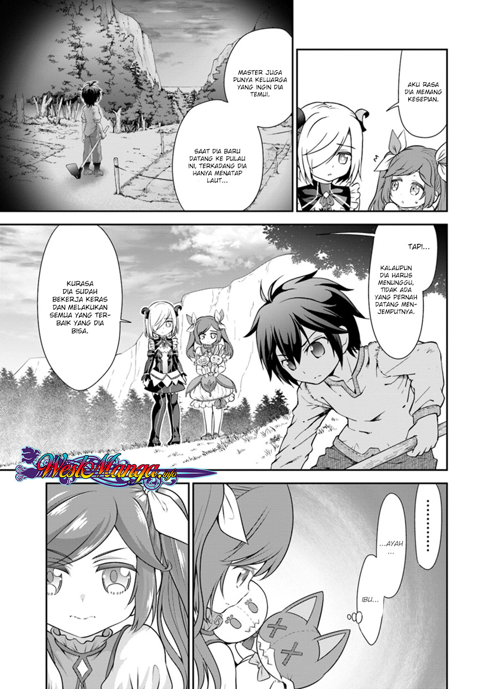 Tenohira Kaitaku Mura de Isekai Kenkokuki: Fueteku Yome-tachi to Nonbiri Mujintou Life Chapter 09 Bahasa Indonesia