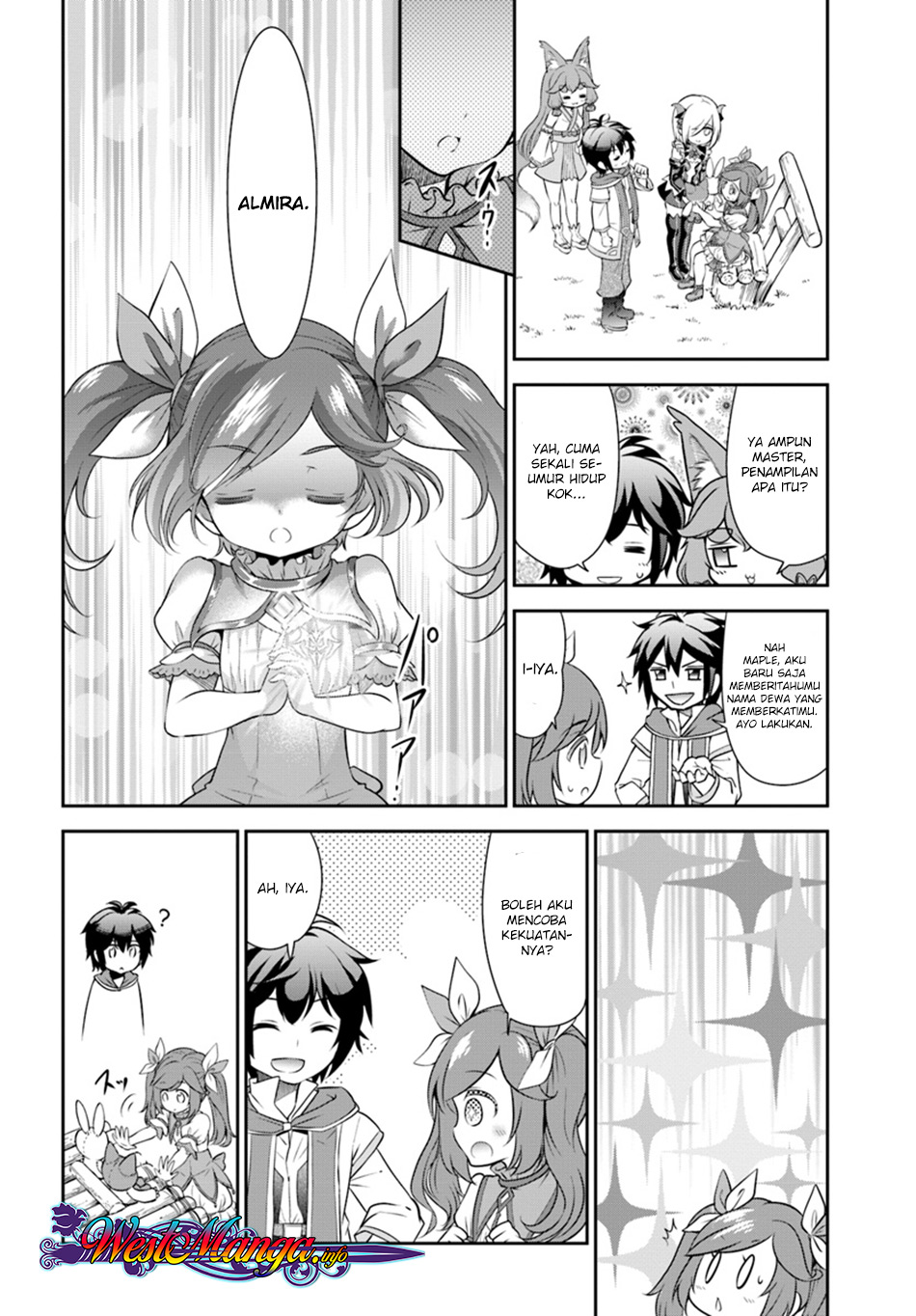 Tenohira Kaitaku Mura de Isekai Kenkokuki: Fueteku Yome-tachi to Nonbiri Mujintou Life Chapter 09 Bahasa Indonesia