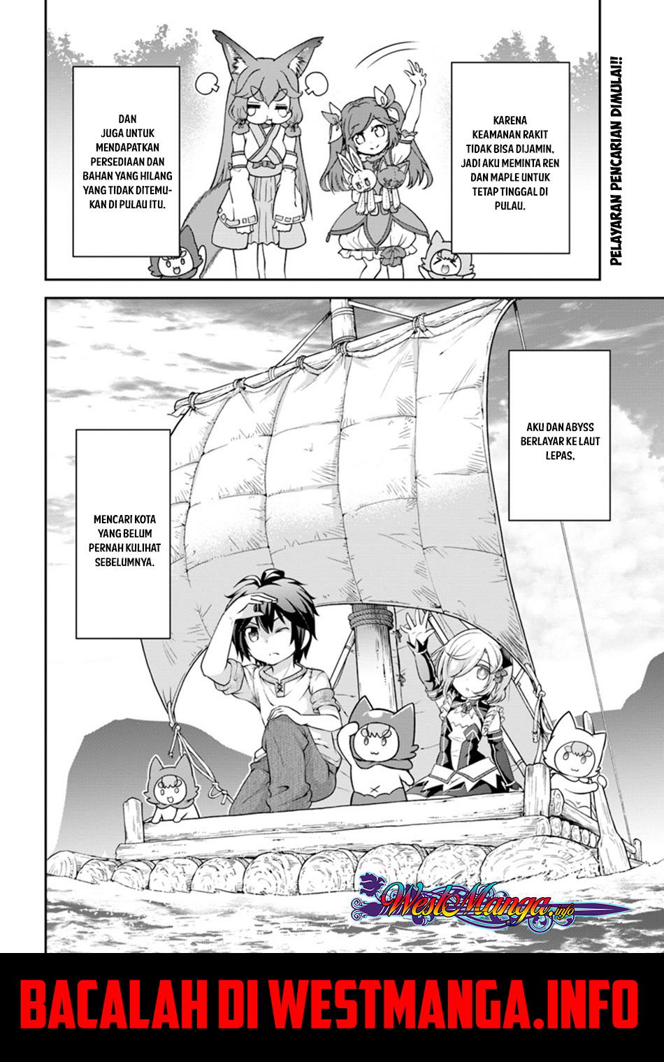 Tenohira Kaitaku Mura de Isekai Kenkokuki: Fueteku Yome-tachi to Nonbiri Mujintou Life Chapter 09 Bahasa Indonesia
