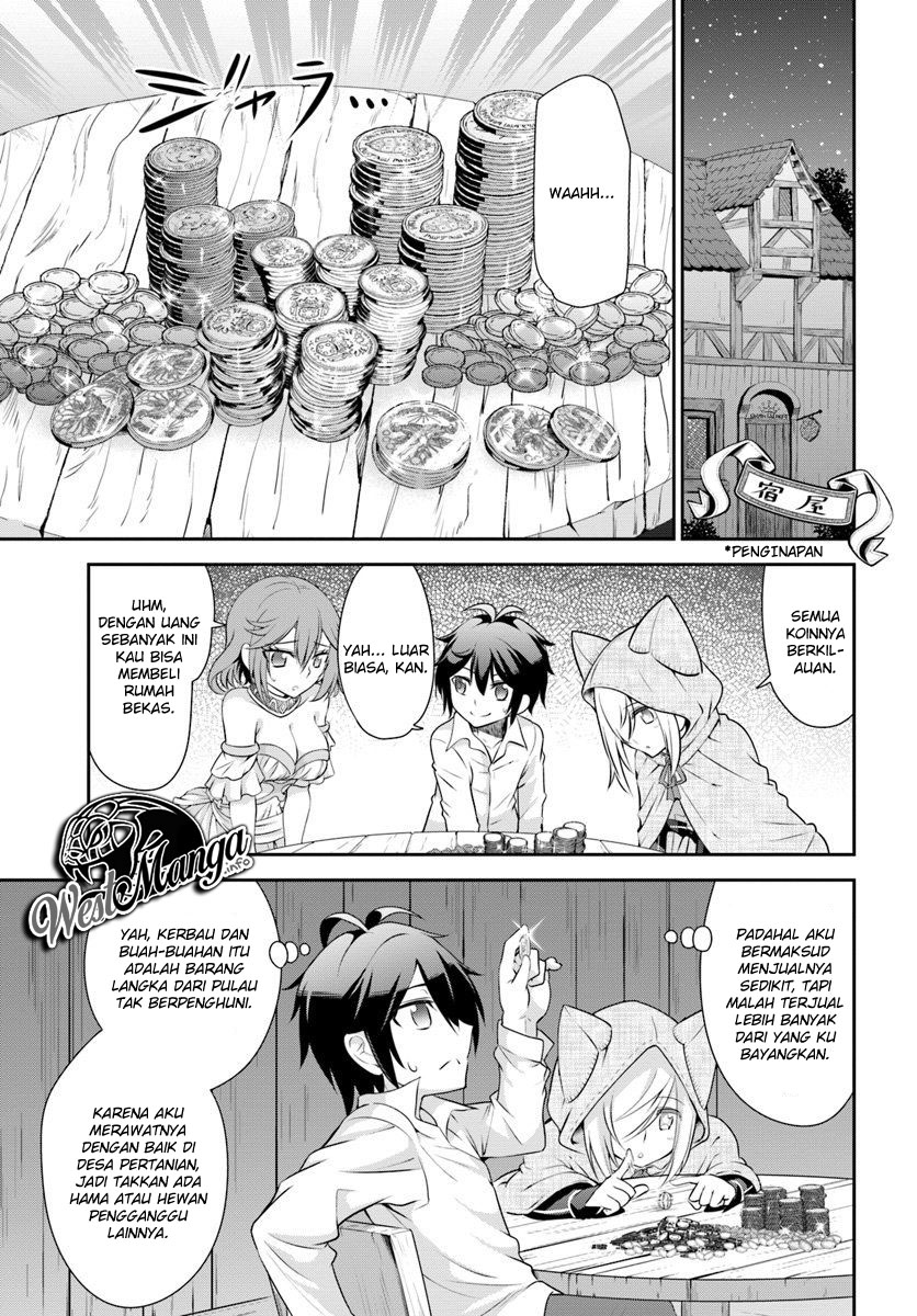 Tenohira Kaitaku Mura de Isekai Kenkokuki: Fueteku Yome-tachi to Nonbiri Mujintou Life Chapter 12 Bahasa Indonesia