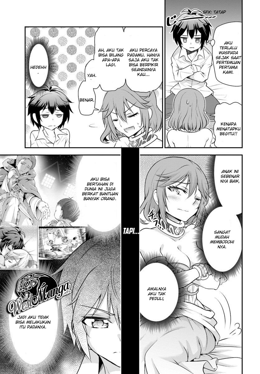 Tenohira Kaitaku Mura de Isekai Kenkokuki: Fueteku Yome-tachi to Nonbiri Mujintou Life Chapter 12 Bahasa Indonesia