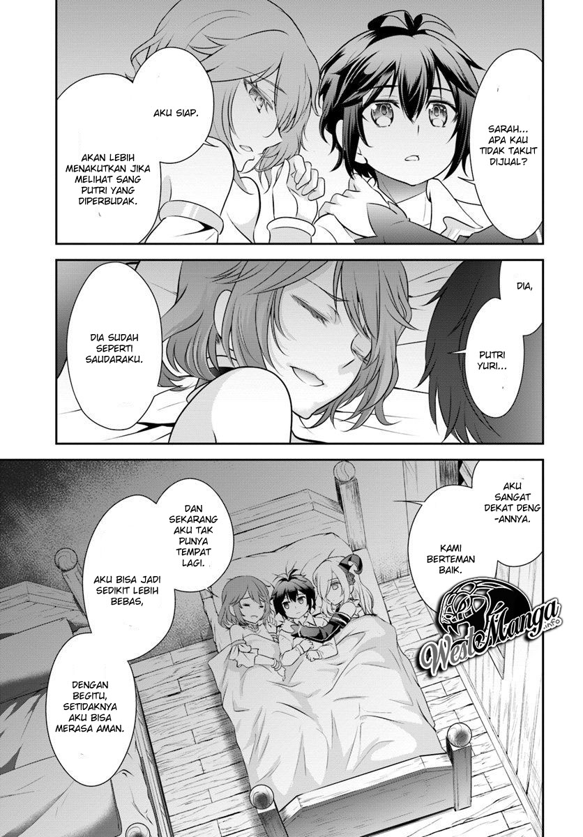 Tenohira Kaitaku Mura de Isekai Kenkokuki: Fueteku Yome-tachi to Nonbiri Mujintou Life Chapter 12 Bahasa Indonesia