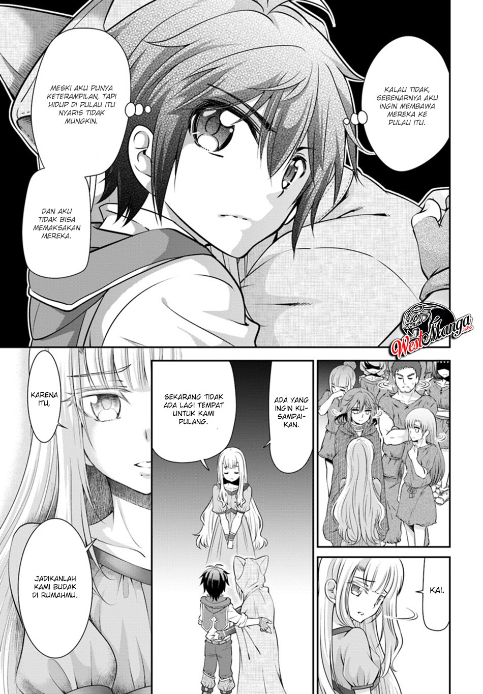 Tenohira Kaitaku Mura de Isekai Kenkokuki: Fueteku Yome-tachi to Nonbiri Mujintou Life chapter 16