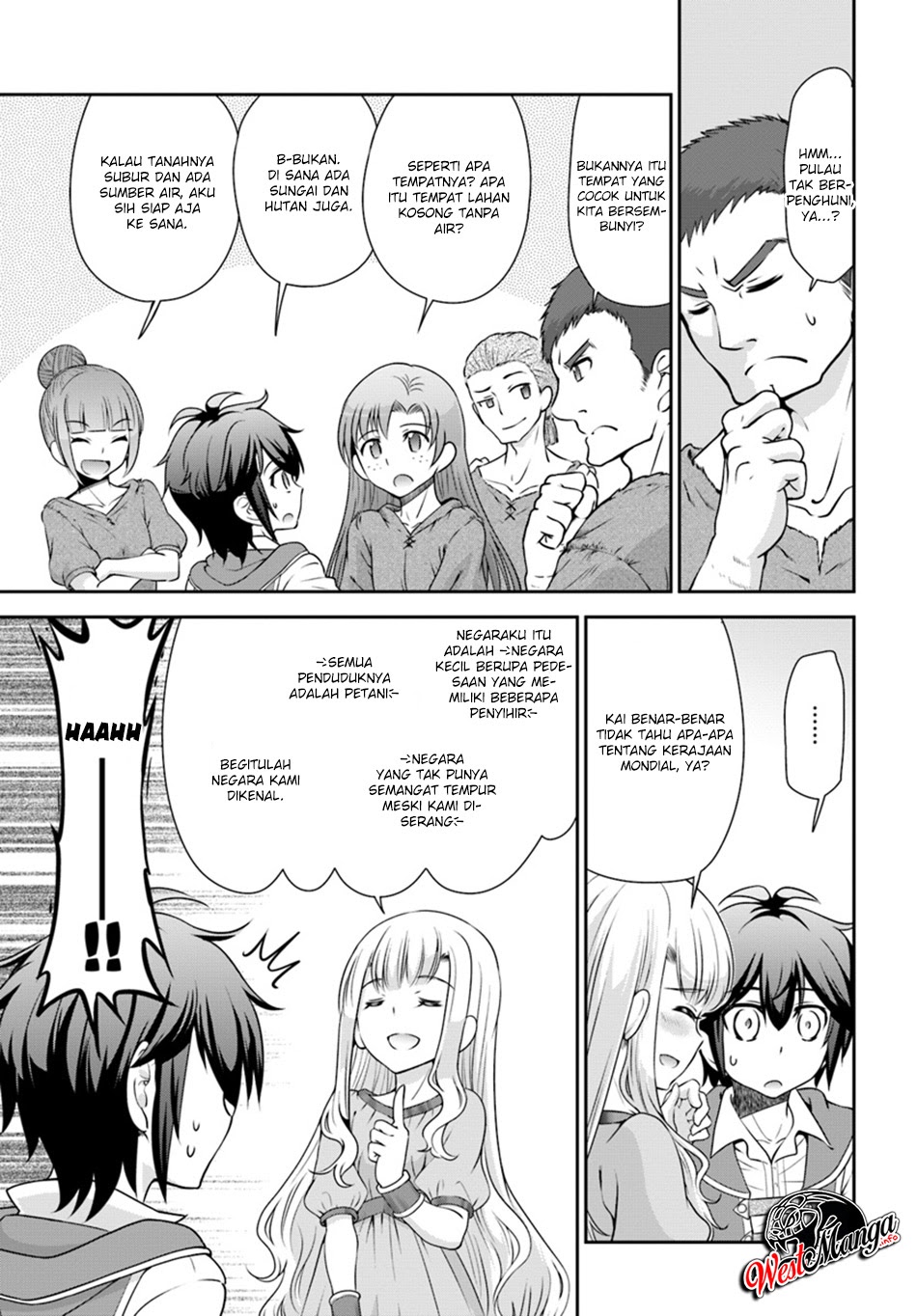 Tenohira Kaitaku Mura de Isekai Kenkokuki: Fueteku Yome-tachi to Nonbiri Mujintou Life chapter 16