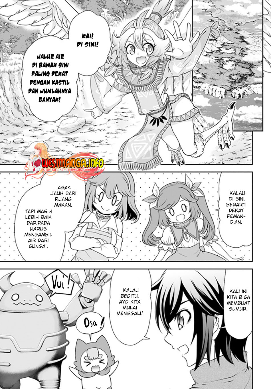 Tenohira Kaitaku Mura de Isekai Kenkokuki: Fueteku Yome-tachi to Nonbiri Mujintou Life chapter 33