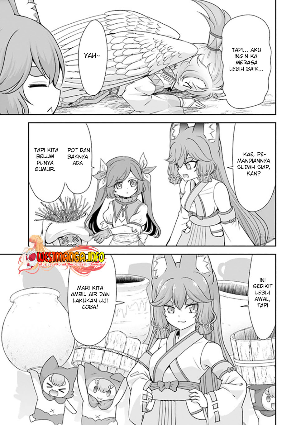 Tenohira Kaitaku Mura de Isekai Kenkokuki: Fueteku Yome-tachi to Nonbiri Mujintou Life chapter 33