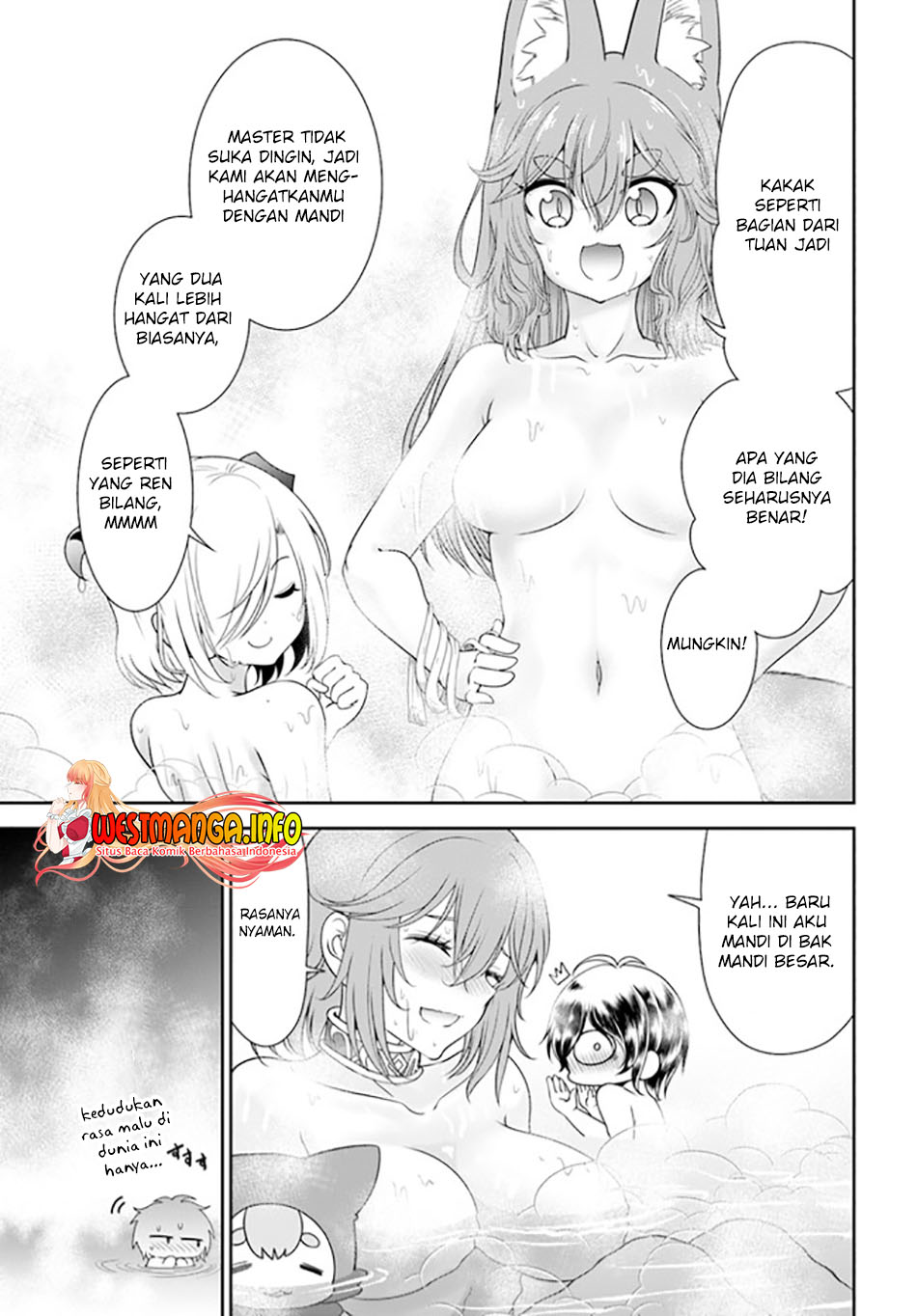 Tenohira Kaitaku Mura de Isekai Kenkokuki: Fueteku Yome-tachi to Nonbiri Mujintou Life chapter 33