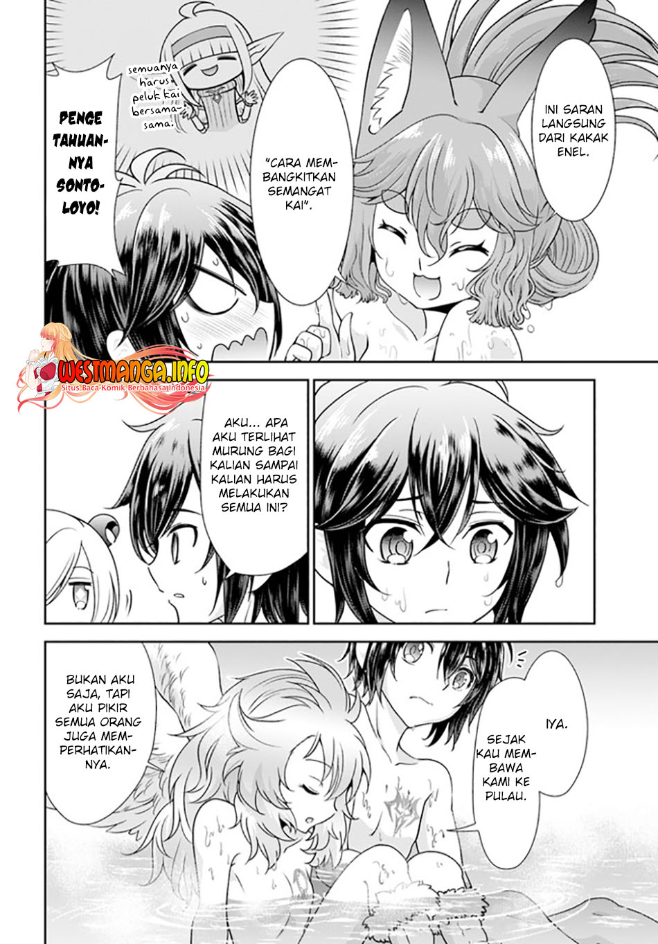 Tenohira Kaitaku Mura de Isekai Kenkokuki: Fueteku Yome-tachi to Nonbiri Mujintou Life chapter 33