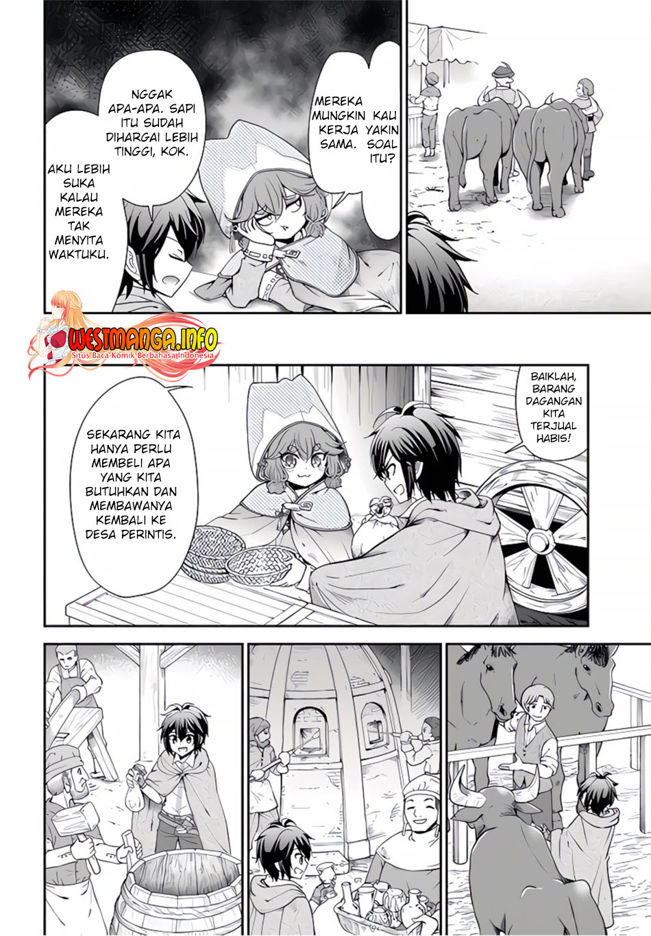 Tenohira Kaitaku Mura de Isekai Kenkokuki: Fueteku Yome-tachi to Nonbiri Mujintou Life chapter 38