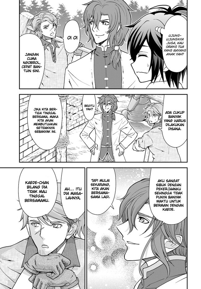 Tenohira Kaitaku Mura de Isekai Kenkokuki: Fueteku Yome-tachi to Nonbiri Mujintou Life Chapter 43 Bahasa Indonesia
