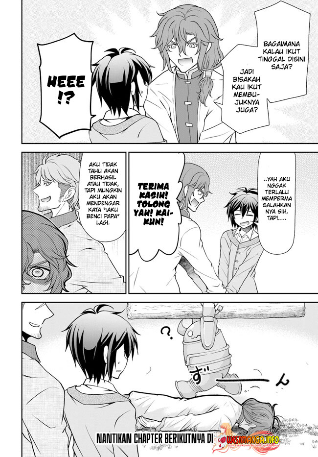 Tenohira Kaitaku Mura de Isekai Kenkokuki: Fueteku Yome-tachi to Nonbiri Mujintou Life Chapter 43 Bahasa Indonesia
