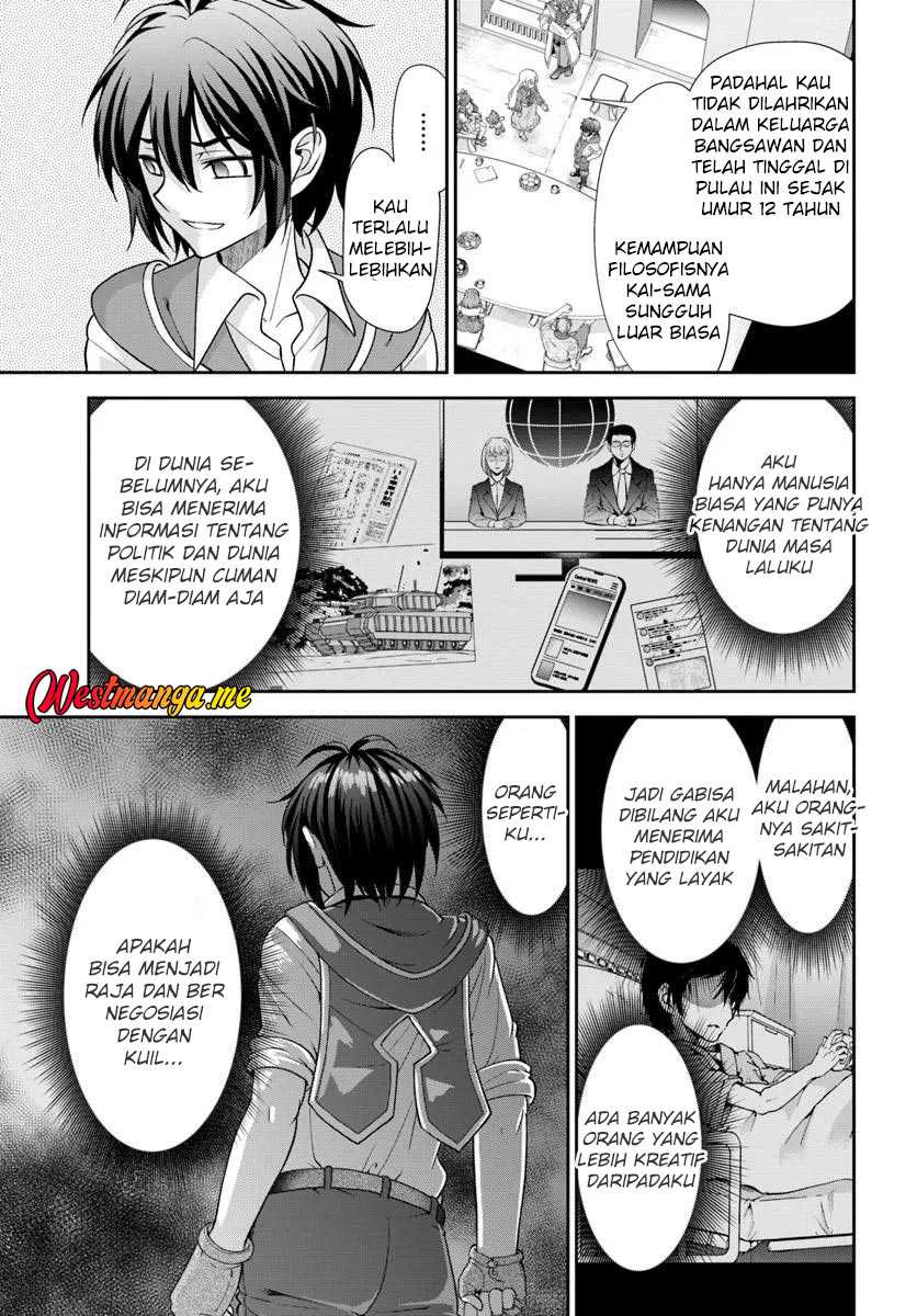Tenohira Kaitaku Mura de Isekai Kenkokuki: Fueteku Yome-tachi to Nonbiri Mujintou Life Chapter 58 Bahasa Indonesia
