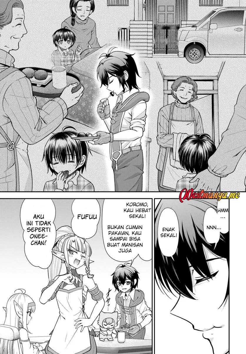 Tenohira Kaitaku Mura de Isekai Kenkokuki: Fueteku Yome-tachi to Nonbiri Mujintou Life Chapter 58 Bahasa Indonesia