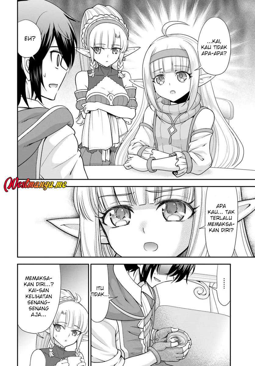 Tenohira Kaitaku Mura de Isekai Kenkokuki: Fueteku Yome-tachi to Nonbiri Mujintou Life Chapter 58 Bahasa Indonesia