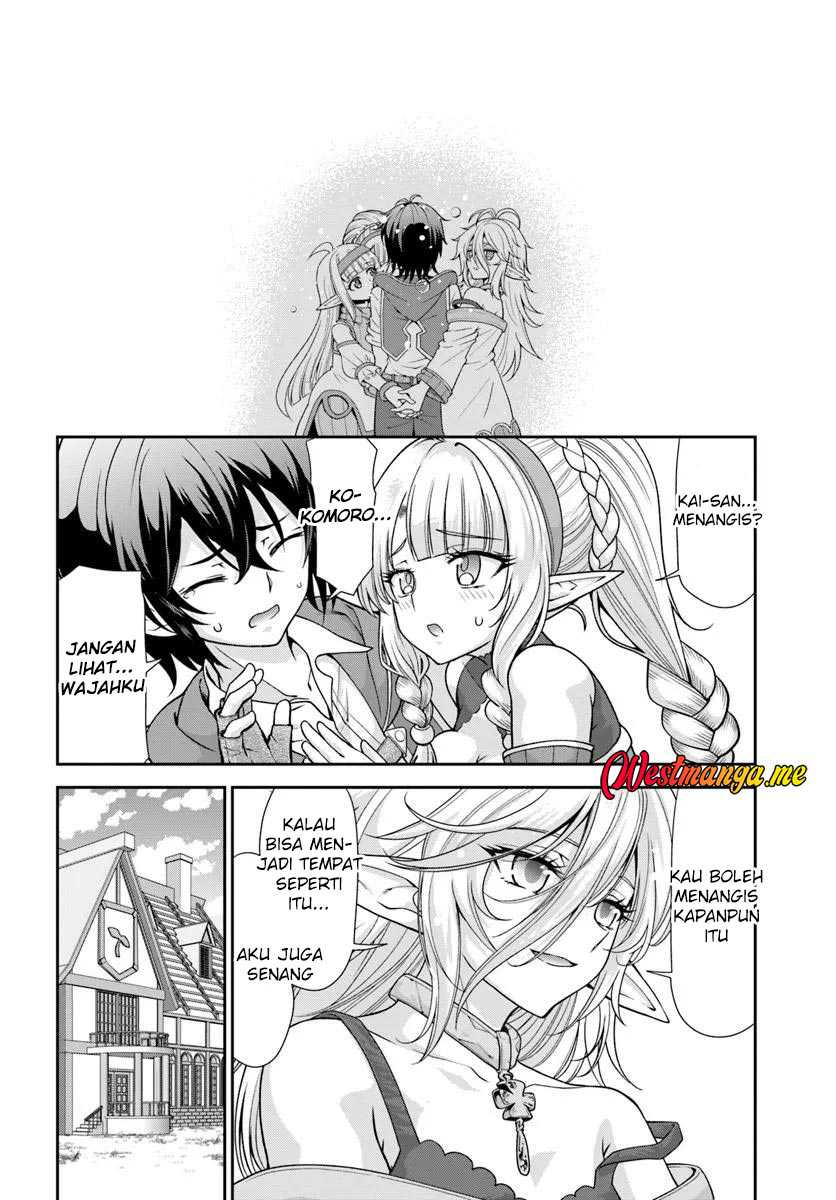 Tenohira Kaitaku Mura de Isekai Kenkokuki: Fueteku Yome-tachi to Nonbiri Mujintou Life Chapter 58 Bahasa Indonesia