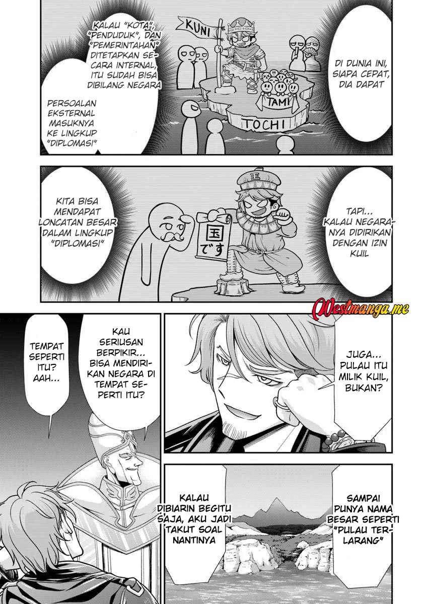 Tenohira Kaitaku Mura de Isekai Kenkokuki: Fueteku Yome-tachi to Nonbiri Mujintou Life Chapter 62 Bahasa Indonesia