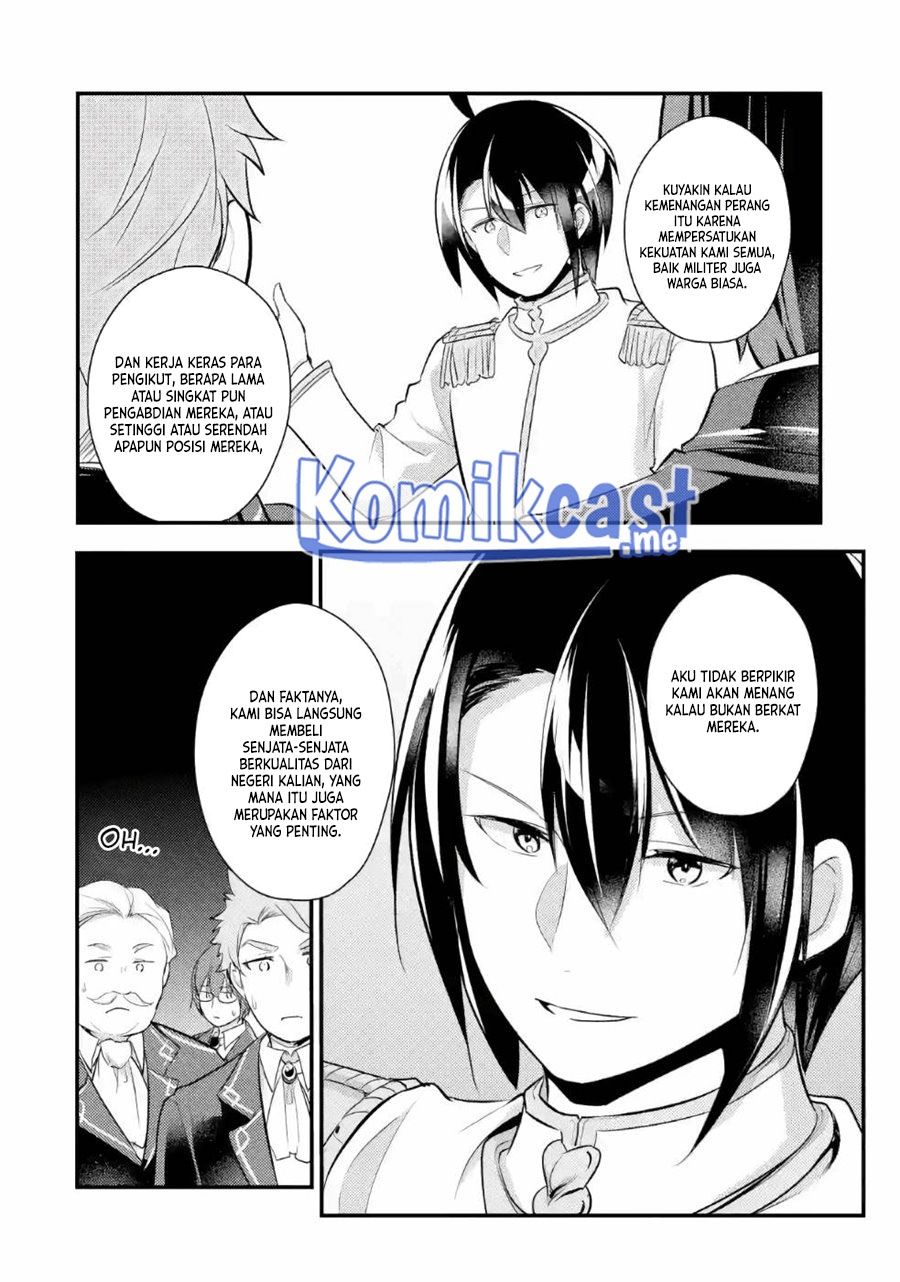 Tensai Ouji no Akaji Kokka Saisei Jutsu – Souda, Baikoku Shiyou Chapter 34 Bahasa Indonesia