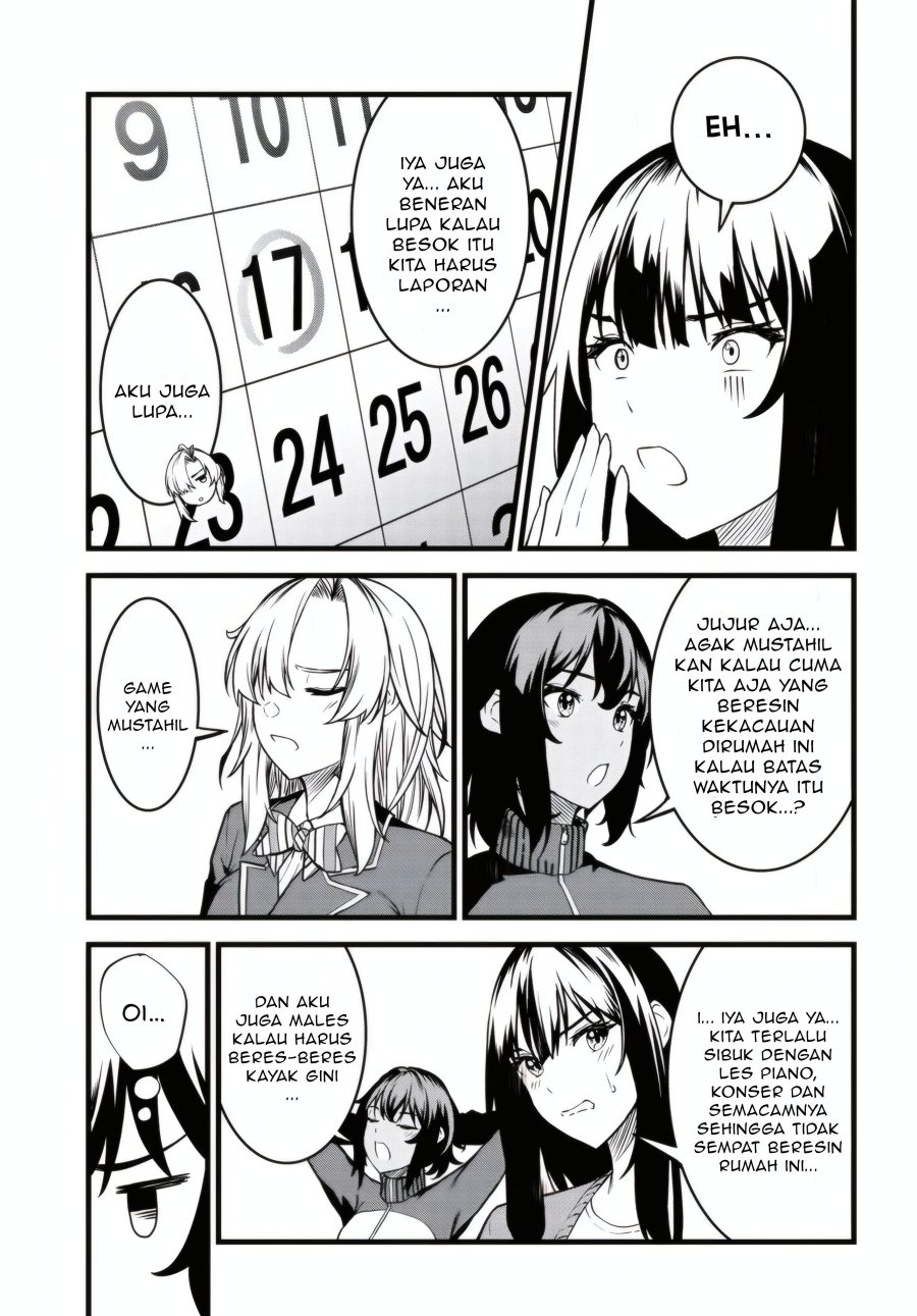 Tensai Bishoujo Sanshimai wa Isourou ni Dake Choro Kawaii chapter 2