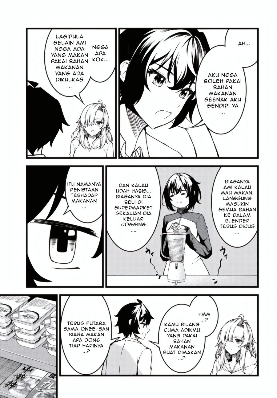 Tensai Bishoujo Sanshimai wa Isourou ni Dake Choro Kawaii chapter 2