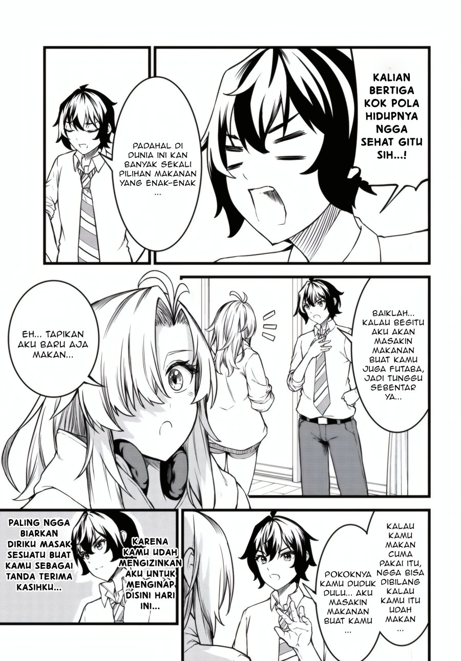 Tensai Bishoujo Sanshimai wa Isourou ni Dake Choro Kawaii chapter 2