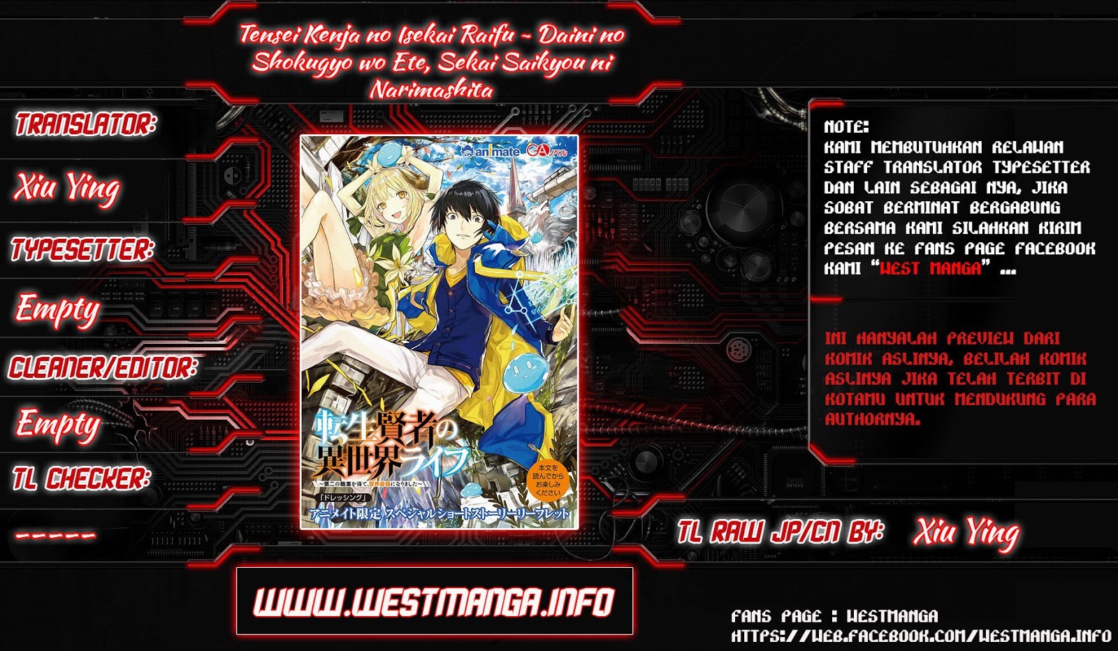 Tensei Kenja no Isekai Raifu Chapter 05.2 Bahasa Indonesia