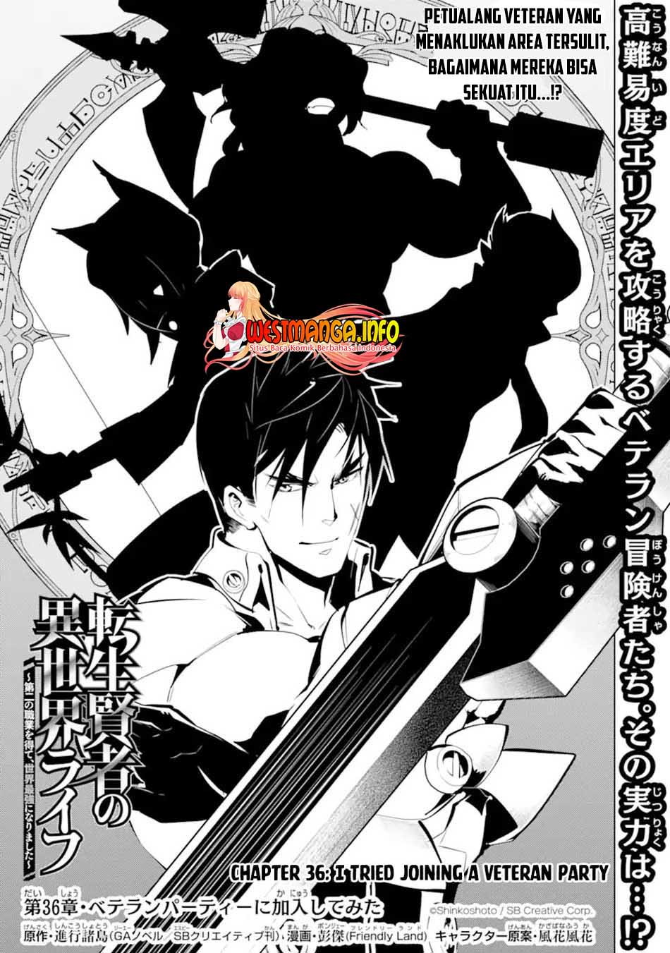 Tensei Kenja no Isekai Raifu Chapter 36.1 Bahasa Indonesia