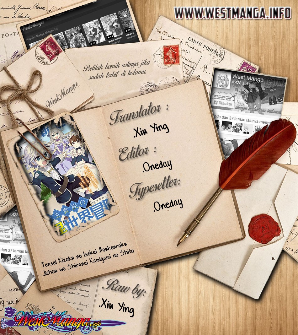 Tensei Kizoku no Isekai Boukenroku ~Jichou wo Shiranai Kamigami no Shit Chapter 10 Bahasa Indonesia