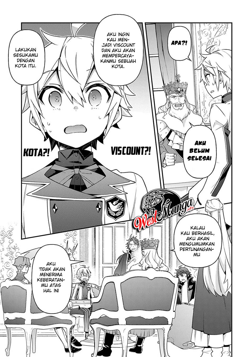 Tensei Kizoku no Isekai Boukenroku ~Jichou wo Shiranai Kamigami no Shit Chapter 28 Bahasa Indonesia