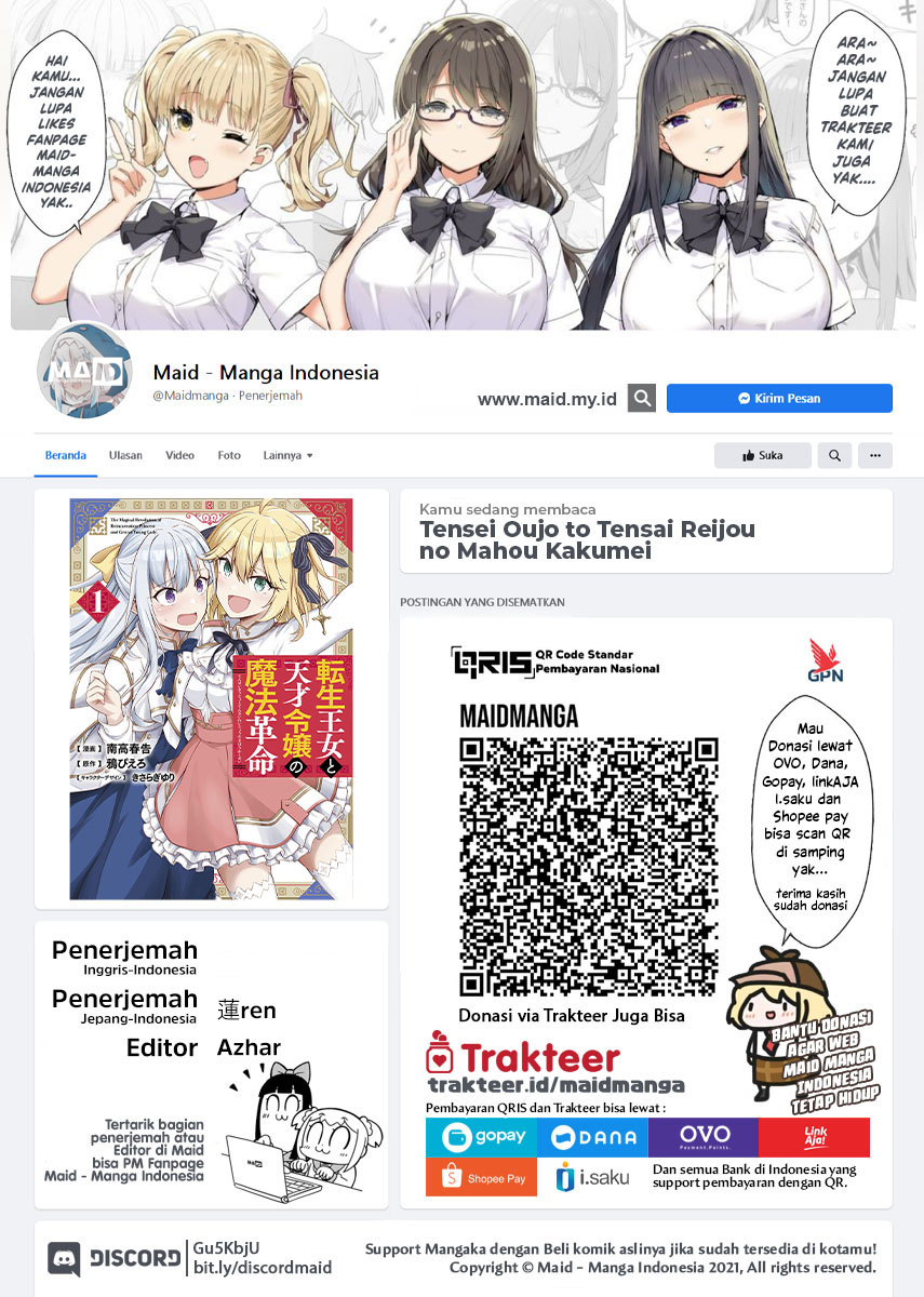 Tensei Oujo to Tensai Reijou no Mahou Kakumei chapter 11