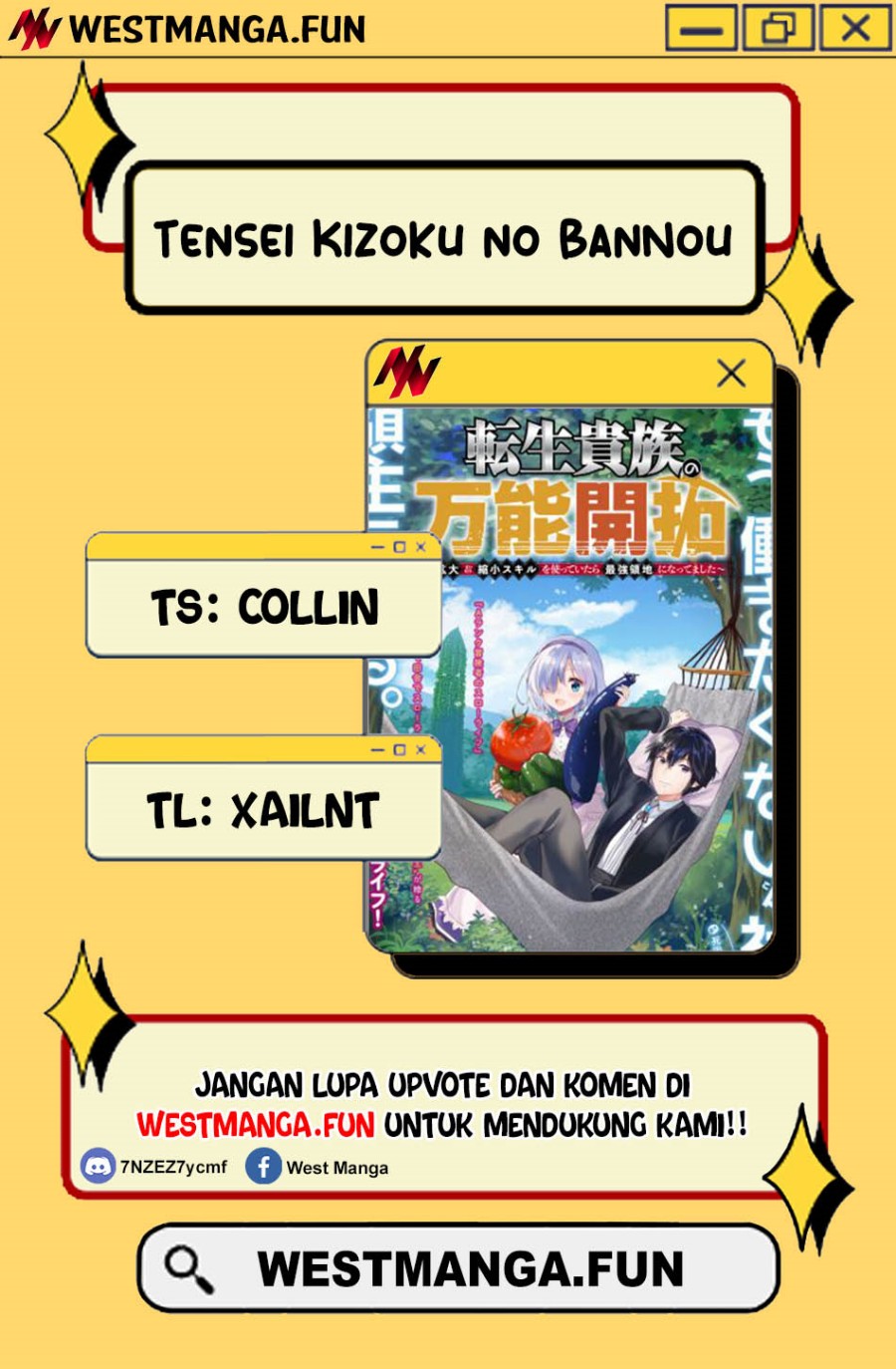 Tensei Kizoku no Bannou Kaitaku Kara ~”Kakudai & Shukushou” Sukiru o Tsukatte Itara Saikyou Ryouchi ni Narimashita~ chapter 14