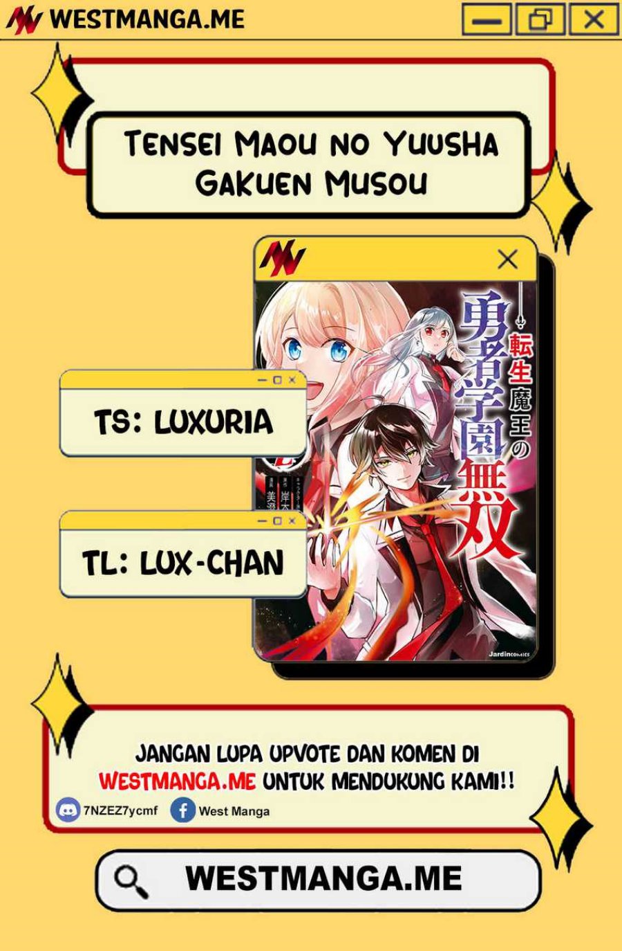 Tensei Maou no Yuusha Gakuen Musou chapter 8