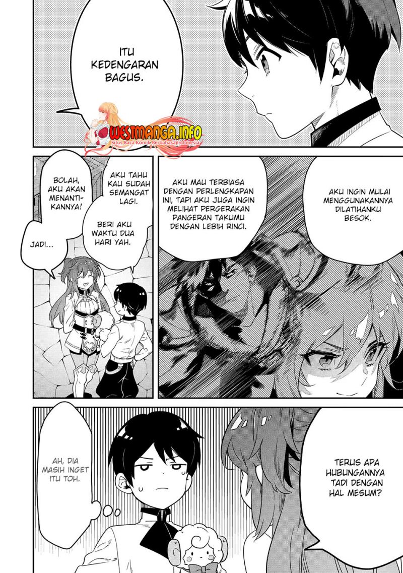 Tensei Ouji wa Renkinjutsushi to Nari Koukoku suru Chapter 08.1 Bahasa Indonesia