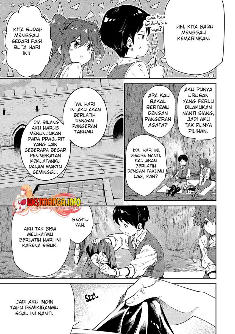 Tensei Ouji wa Renkinjutsushi to Nari Koukoku suru Chapter 09.2 Bahasa Indonesia