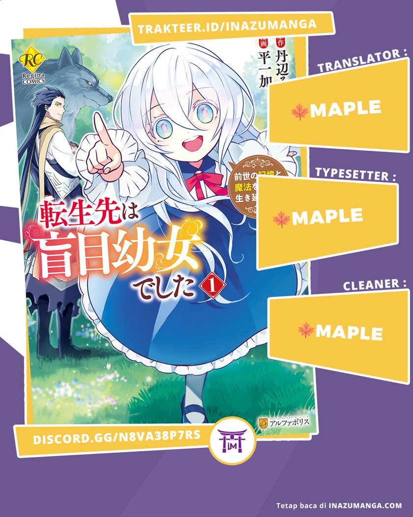 Tensei-saki wa Moumoku Youjo deshita: Zense no Kioku to Mahou wo Tayori ni Ikinobimasu chapter 9