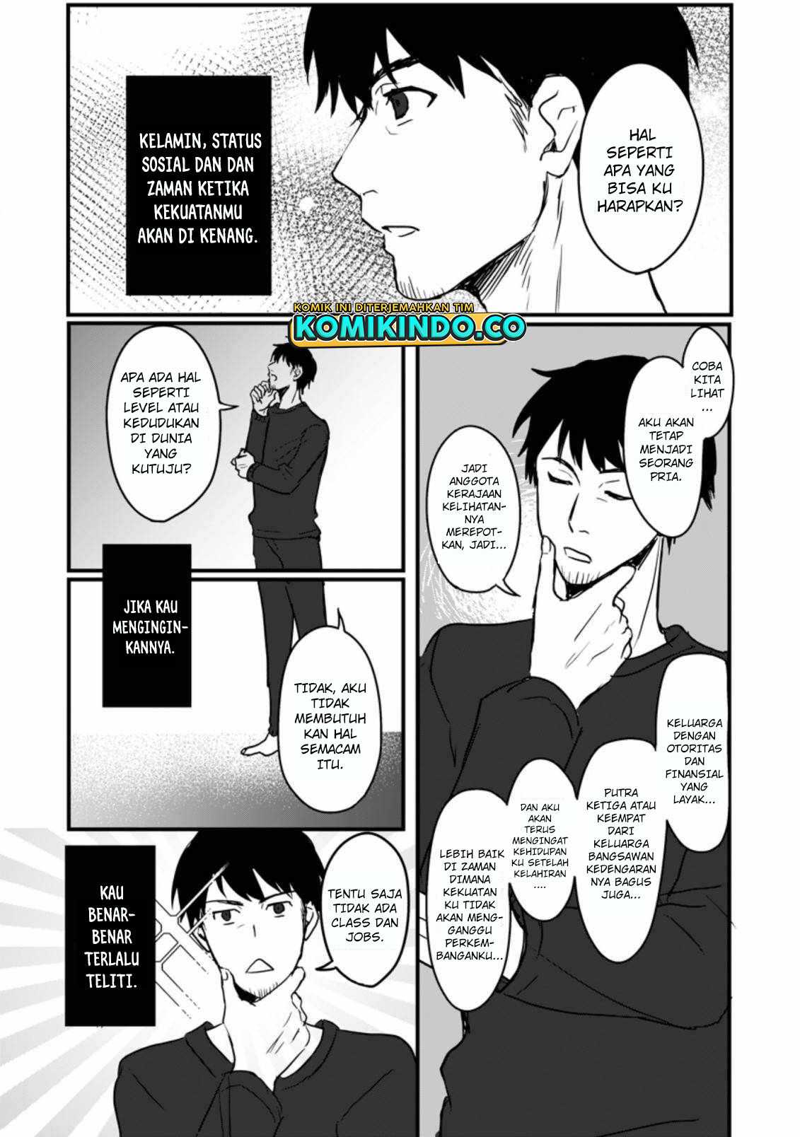 Tensei Shita Kedo Cheat Nouryoku wo Tsukawanai De Ikite Miru chapter 1