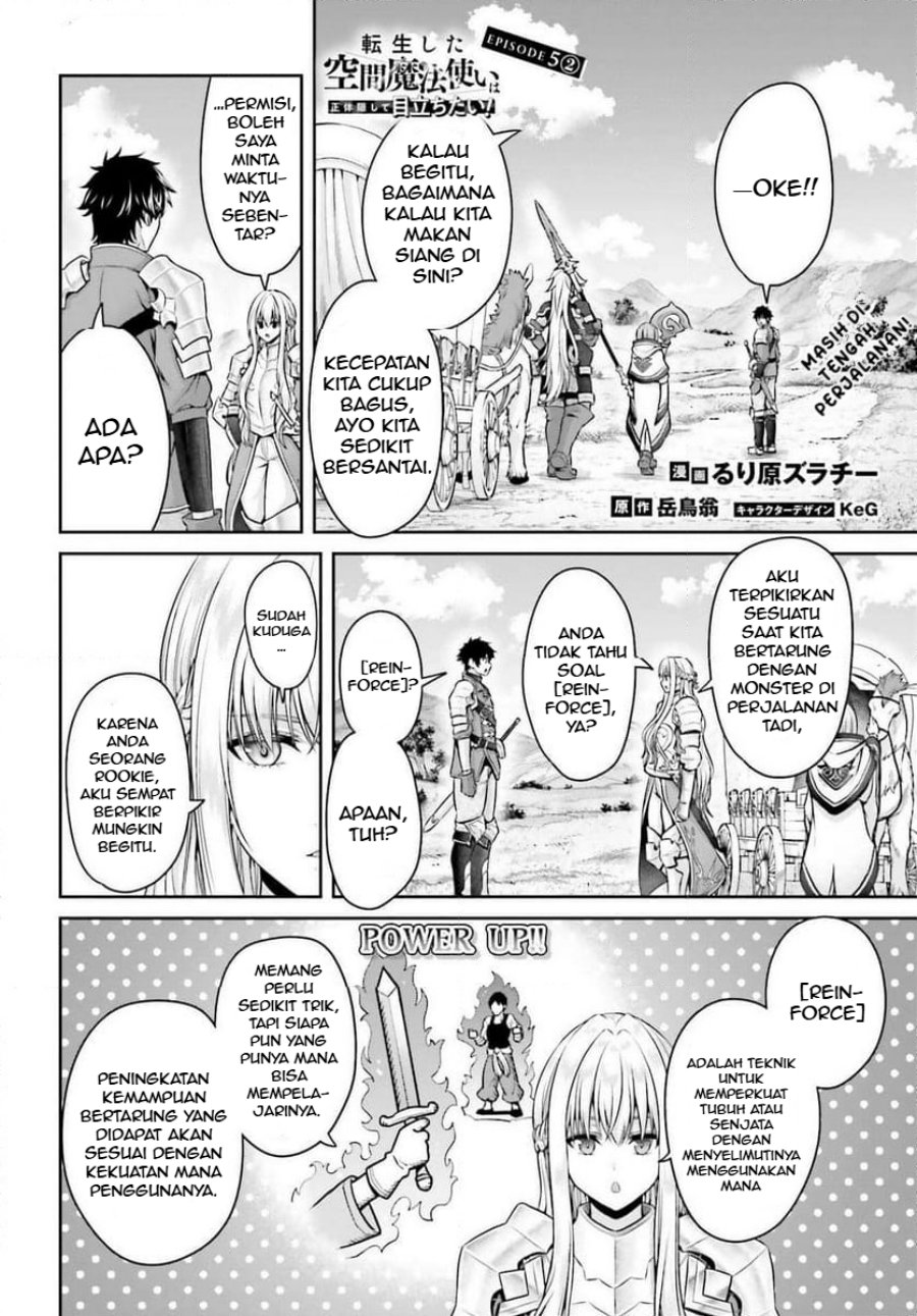 Tensei Shita Kuukan Mahoutsukai wa Shoutai Kakushite Medachitai! chapter 5